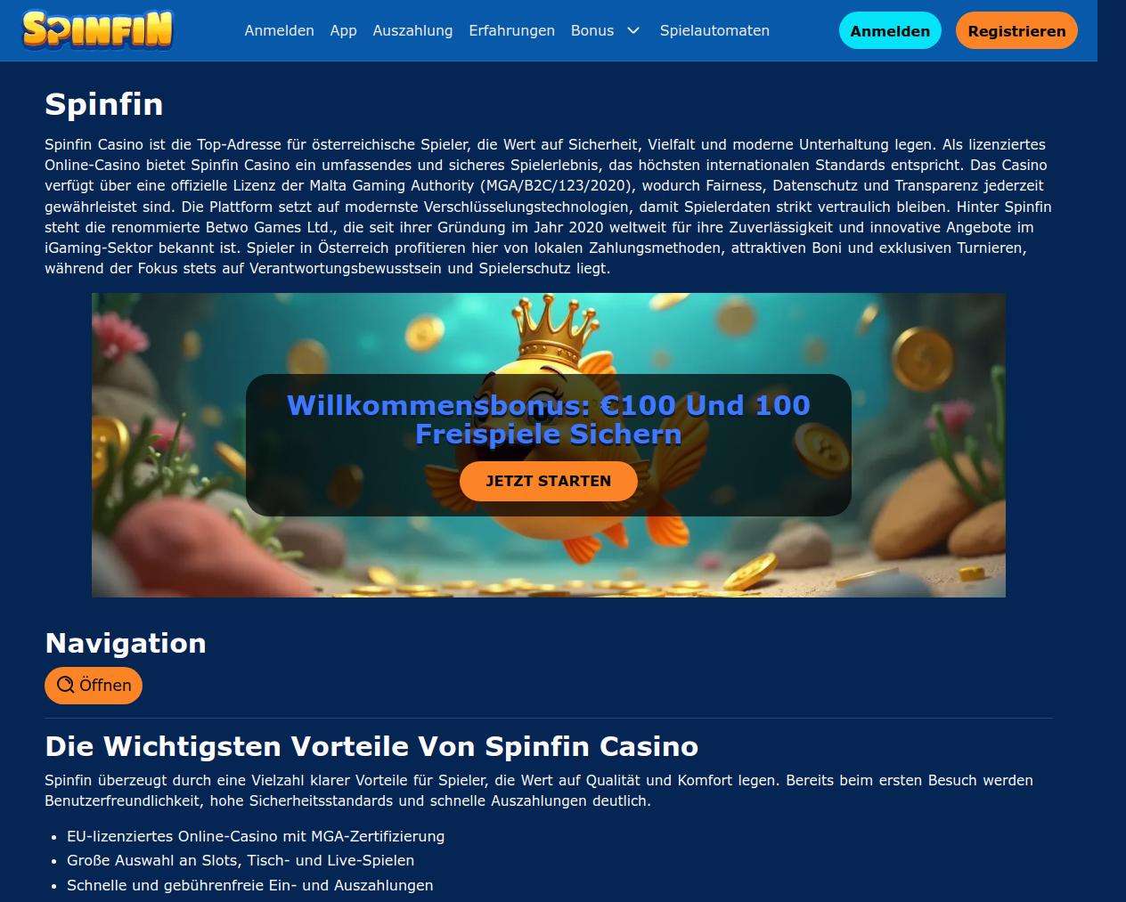 Exklusive VIP-Programme und Treueangebote bei Spinfin